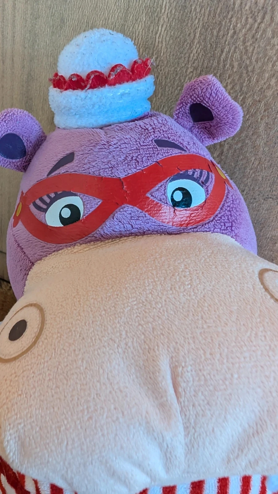 peluche disney docteur la peluche touly hipopótamo 27 cm – photo 2
